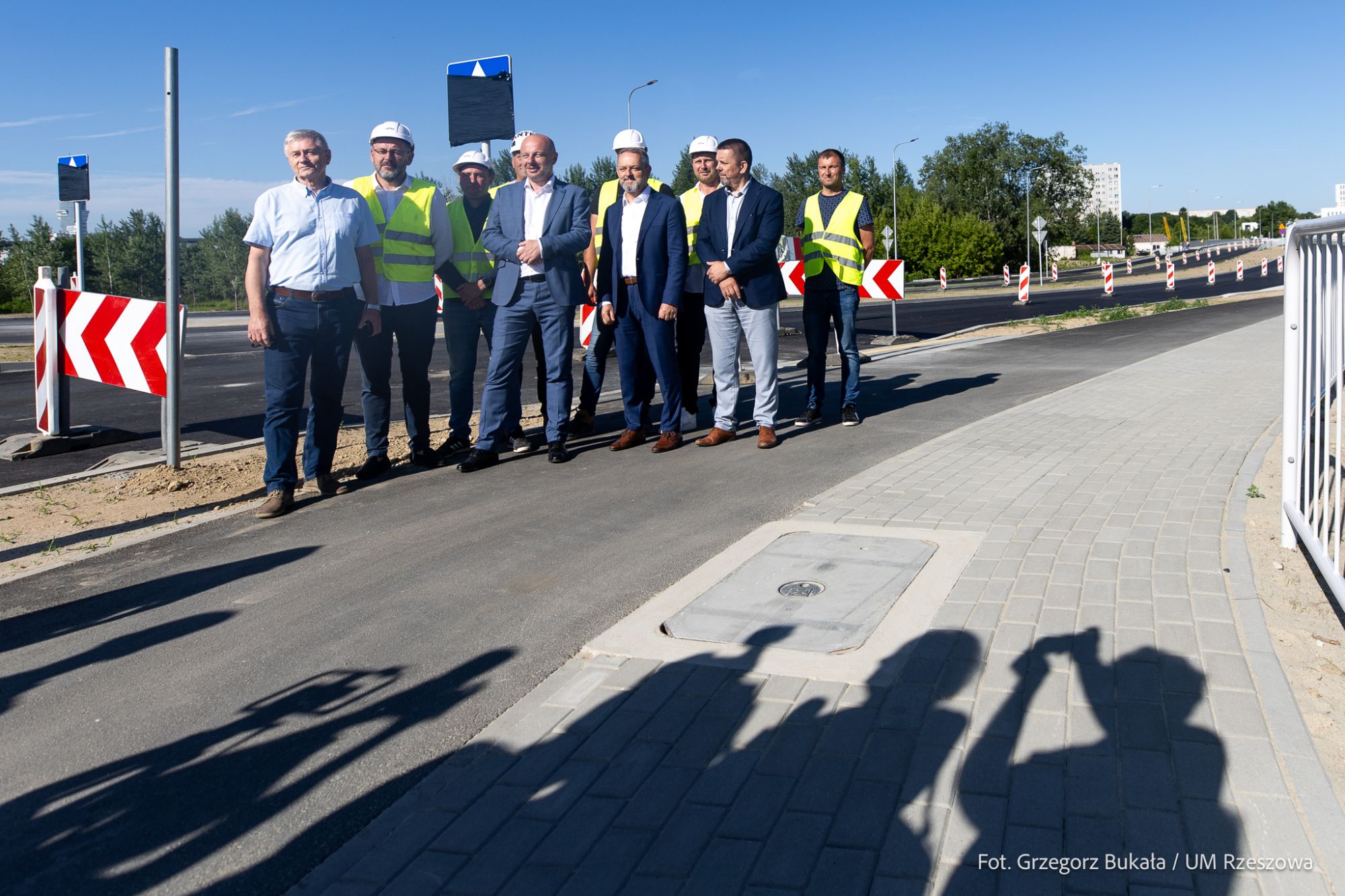 zdjęcie z pierwszego odcinka Wisłokostrady, fot. Grzegorz Bukała, Urząd Miasta Rzeszowa